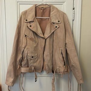Free People Oversized Moto Jacket